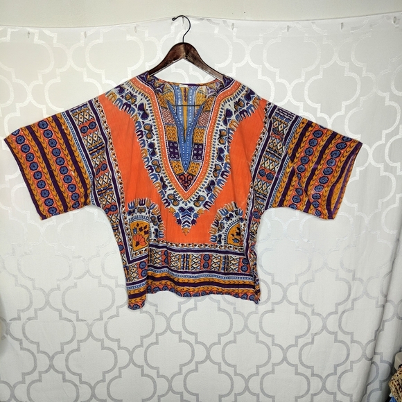 Vintage Other - Unisex Hippy Dashiki Cotton Top